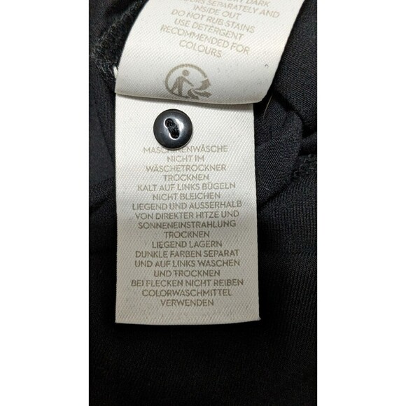 Boden Womens Isla Jersey Knit Wrap Jumpsuit US 6 R Black Wide Leg No Belt Flowy - Picture 11 of 14